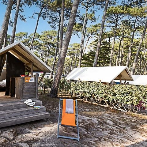 Tente en toile et en bois 2 personnes - DUO (sans sanitaires)