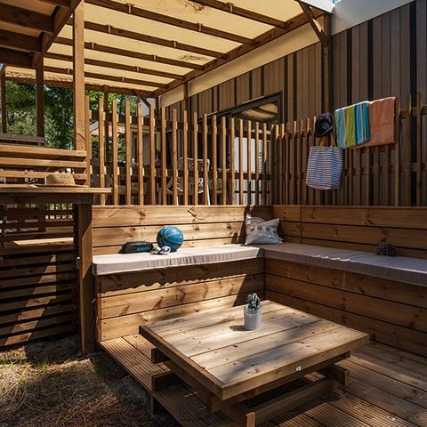 Stacaravan 6 personen - LODGE PREMIUM - 3 slaapkamers