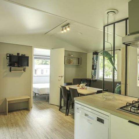 Mobilheim 6 Personen - Cottage Atlantique 3 Zimmer + 2 Bäder 40m² + Spa