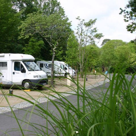 Kampeerplaats - Comfortpakket 1 tot 2 personen met camper + 16A elektriciteit