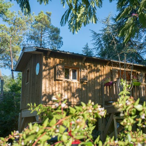Allogi 3 persone - La Cabane du Voyage - Cabane sur pilotis 1 camera - 24 m² + terrazza 16 m²