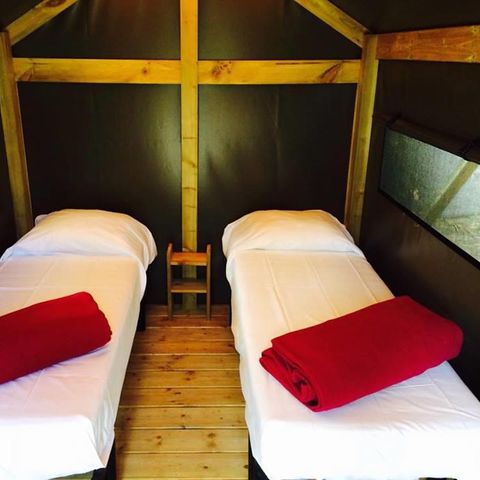 Safaritent 2 personen - Nomadentent 7 m² / 1 slaapkamer - Terras (zonder eigen badkamer)