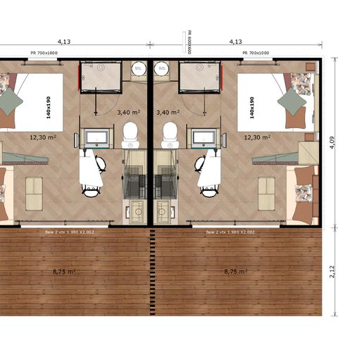 Chalet 2 Personen - Kleiner Schüler 2024