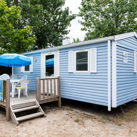 Mobilhome 6 personnes - Mobil-home | Classic XL | 3 Ch. | 6 Pers. | Terrasse surélévée non couverte