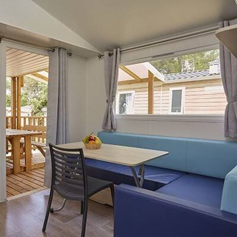 Bungalow 4 personnes - Mobil-home | Comfort | 2 Ch. | 4 Pers. | Terrasse simple | Clim.