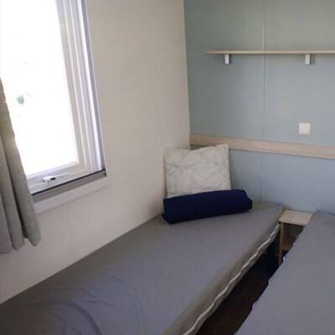 BUNGALOW 4 persone - Casa mobile | Comfort | 2 Camere da letto | 4 Persone | Terrazza singola | Aria condizionata.