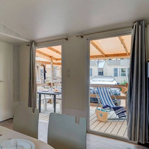Mobile home 6 persons - Mobile-home | Comfort | 2 Bedrooms | 4/6 Pers. | Raised terrace