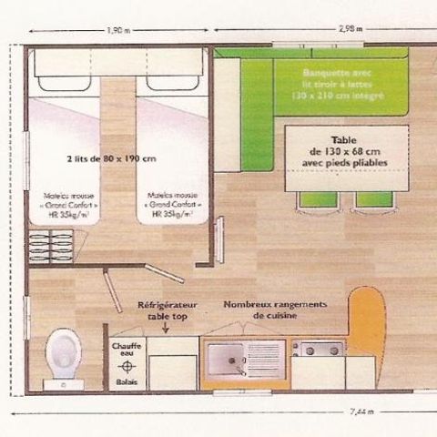 Mobile home 4 persons - SUPER MERCURY MRI