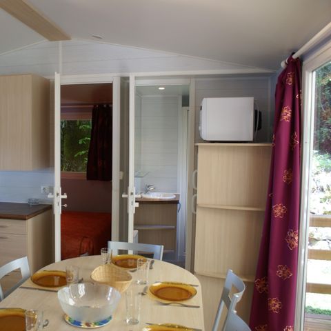 MOBILHOME 6 personnes - Louisiane Zen - Florès - 3 chambres - TV