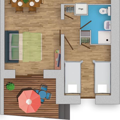 FERIENHAUS 4 Personen - KOMFORT + TV