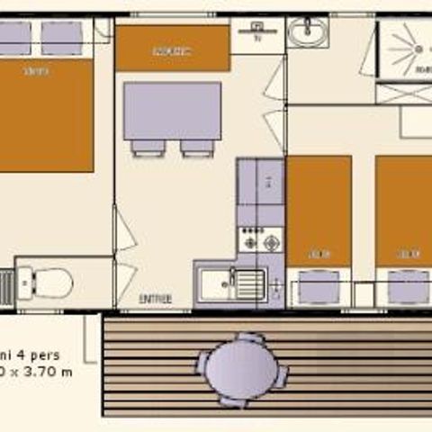 CASA MOBILE 4 persone - BIKINI