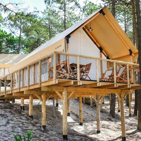 BUNGALOW DE LONA 4 personas - GLAMPING LUXURY FAMILY 4Pers