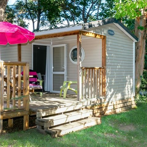 Mobilhome 4 personas - MH2 Confort* 27 m² + cama doble en 160, con sanitarios