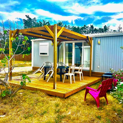 BUNGALOW 4 personnes - Mobil-home  Siréne SPA 2 CH  clim+PLANCHA