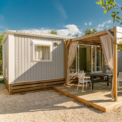 Mobile home 4 persons - Mobile-home Siréne SPA 2 CH air conditioning+PLANCHA