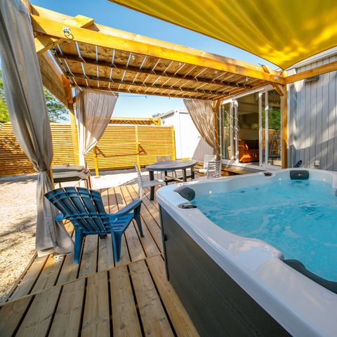 Mobile home 4 persons - Mobile-home Siréne SPA 2 CH air conditioning+PLANCHA