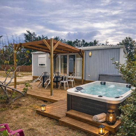 MOBILE HOME 4 people - Mobile-home Siréne SPA 2 CH air conditioning+PLANCHA