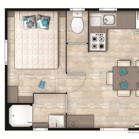 Mobile home 6 persons - Modulo 30m² (30m²)