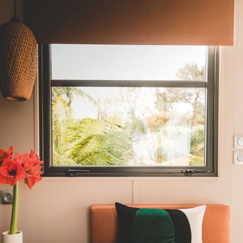 Mobilheim 6 Personen - Premium 35m² 3 Schlafzimmer - Überdachte Terrasse + TV + LV + Plancha 6 pers.