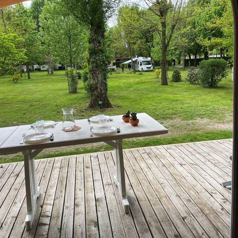 Canvas and wooden tent 4 persons - Lodge Canada