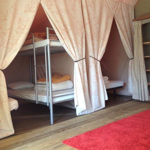 Canvas and wooden tent 4 persons - Lodge Canada