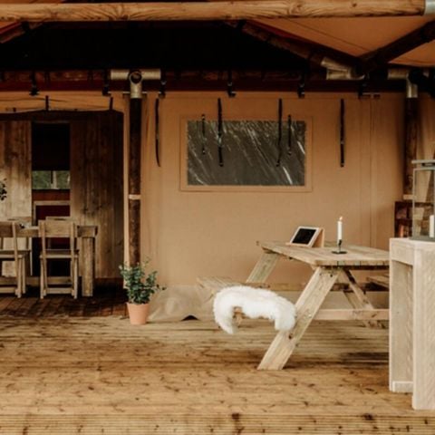 TENDA IN TELA E LEGNO 5 persone - Lodge 3 camere 5 persone