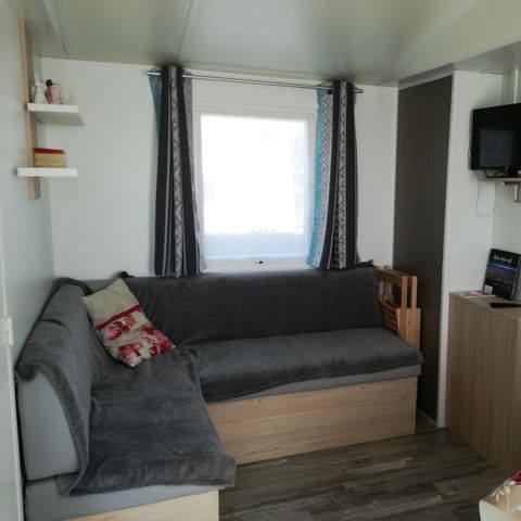 Stacaravan 6 personen - N°62 - 3 slaapkamers - Uitzicht op zee