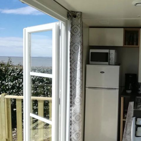 Stacaravan 6 personen - N°62 - 3 slaapkamers - Uitzicht op zee