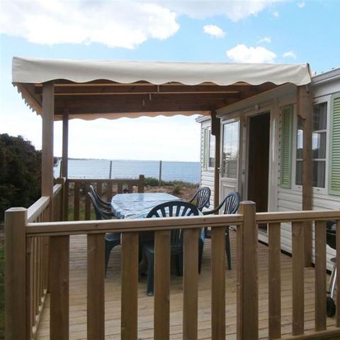 MOBILHOME 4 personnes - MH2 N°61 avec 2 terrasses couvertes