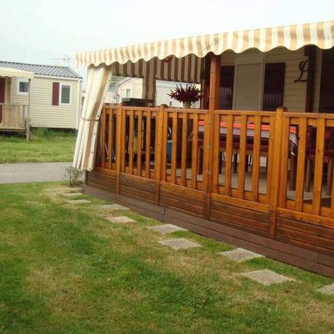 Mobilheim 6 Personen - N°04 - 3 Schlafzimmer - Große Terrasse