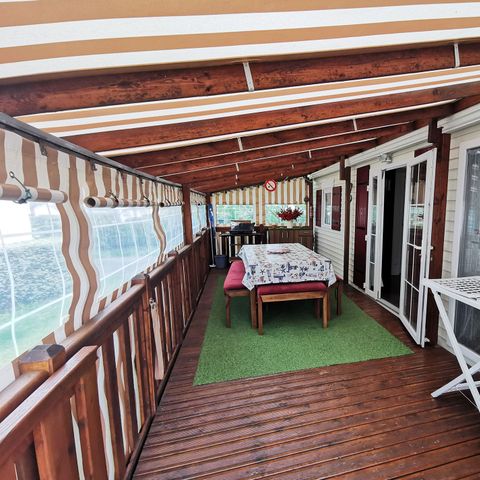 Mobilheim 6 Personen - N°04 - 3 Schlafzimmer - Große Terrasse