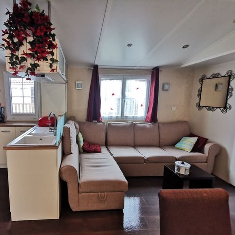 Mobilheim 6 Personen - N°04 - 3 Schlafzimmer - Große Terrasse