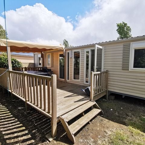 MOBILHOME 6 personnes - MH3 N°30 avec terrasse couverte