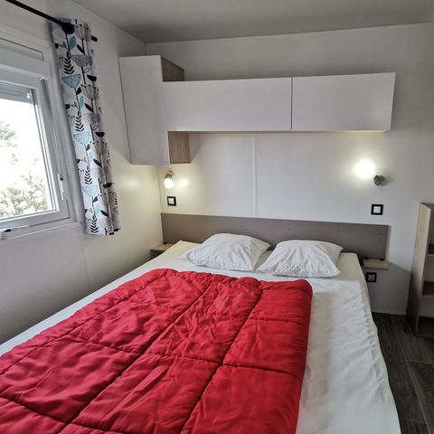 Stacaravan 4 personen - Park N°7 - Overdekt terras - 2 slaapkamers