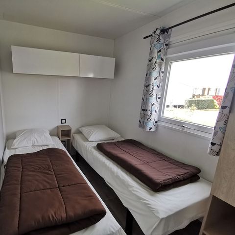 Mobilheim 6 Personen - Parc N°7 - Überdachte Terrasse - 2 Schlafzimmer