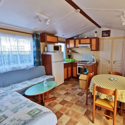 Stacaravan 6 personen - Park N°2 - Overdekte terrassen - 2 kamers