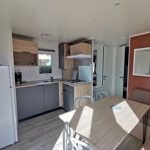 Mobilheim 6 Personen - Tranquillou - 3 Zimmer + Überdachte Terrasse - 34 m²