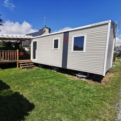 Stacaravan 6 personen - Tranquillou - 3 slaapkamers + Overdekt terras - 34 m² - Frankrijk