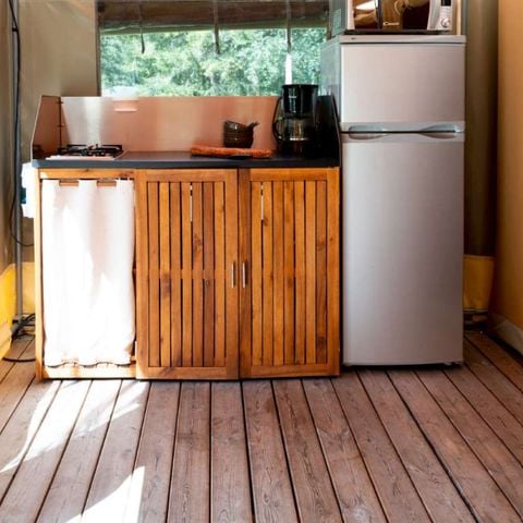 TENTE TOILE ET BOIS 4 personnes - Cabanes toilées