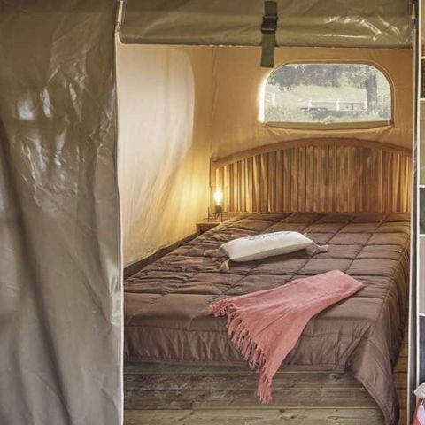 TIENDA DE LONA Y MADERA 4 personas - Cabinas de lona