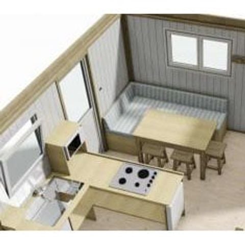 Lodge 6 personen - 2 slaapkamers Airconditioning