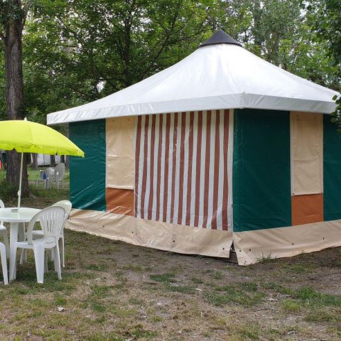 SafariZelt 4 Personen - BUNGALOW TOILLE