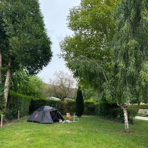 Kampeerplaats - Tentplaats (op gras) + 1 volwassene inbegrepen