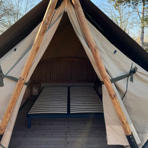 Tienda de lona y madera 2 personas - Cabane Perchée