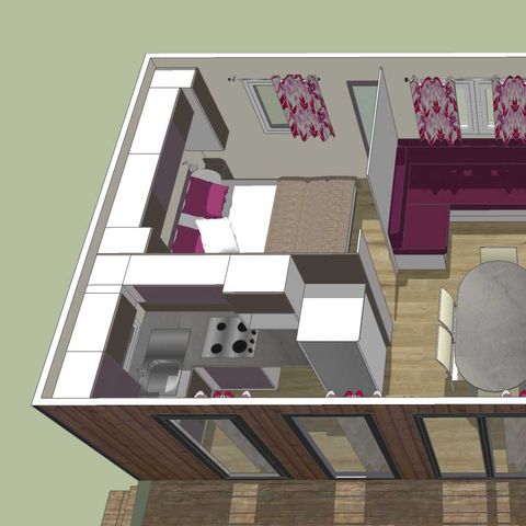 Mobile home 6 persons - COTTAGE SAUTERNES