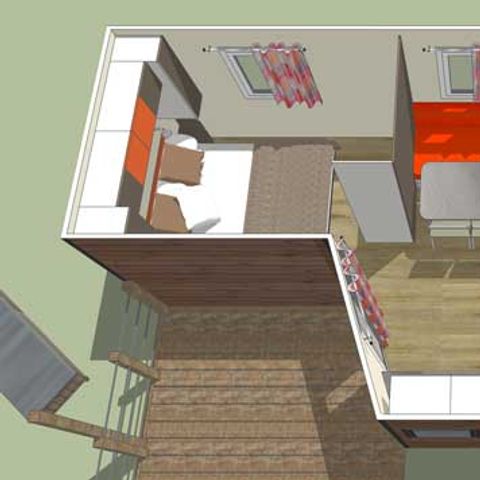Mobile home 5 persons - COTTAGE SAINT JULIEN