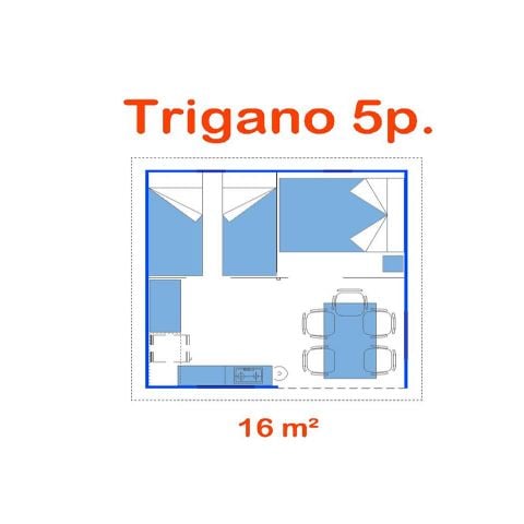 TENTE 5 personnes - Trigano (sans sanitaires)