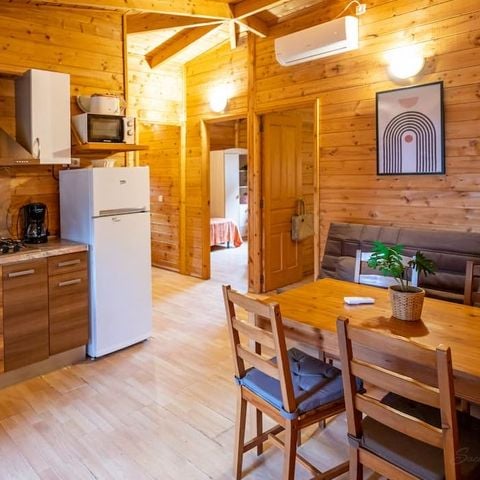 Stacaravan 6 personen - Mediterraan huis