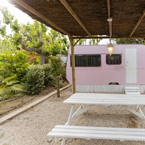 Caravan 4 personen - Rosa Plumas, zonder sanitair