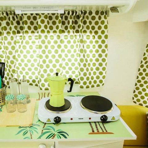 Caravan 4 personen - Vanille, zonder ontsmettingsmiddel